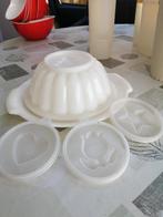 TUPERWARE pudding .diplomat, baverois, Huis en Inrichting, Ophalen of Verzenden, Zo goed als nieuw, Wit, Overige typen