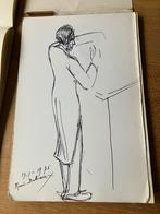 Renée Belvaux 4 originele schetsboeken, Antiek en Kunst, Kunst | Tekeningen en Fotografie, Ophalen of Verzenden