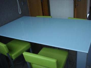 Keukentafel glas