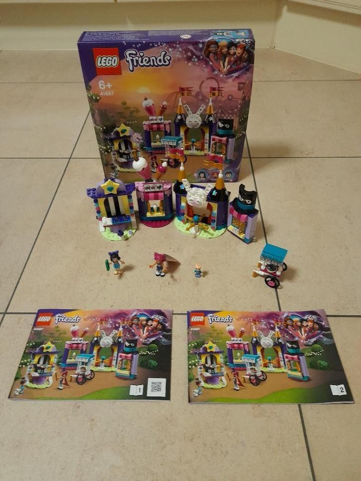 LEGO 41687 Friends Magische kermiskraampjes, Kinderen en Baby's, Speelgoed | Duplo en Lego, Zo goed als nieuw, Lego, Complete set
