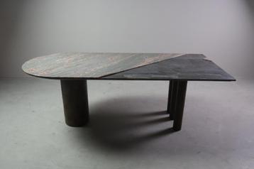 Postmodern dining table by Pia Manu, Belgium, ca. 1990 beschikbaar voor biedingen