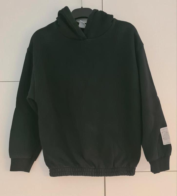 Zwarte hoodie meisjes H&M Maat 152, Kinderen en Baby's, Kinderkleding | Maat 152, Gebruikt, Meisje, Trui of Vest, Ophalen of Verzenden