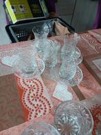 5 theeglazen en 4 onderzetters, Antiek en Kunst, Ophalen