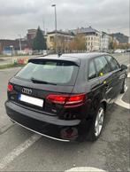 Audi A3 Sportback 2017, Auto's, Automaat, Zwart, Zwart, Leder