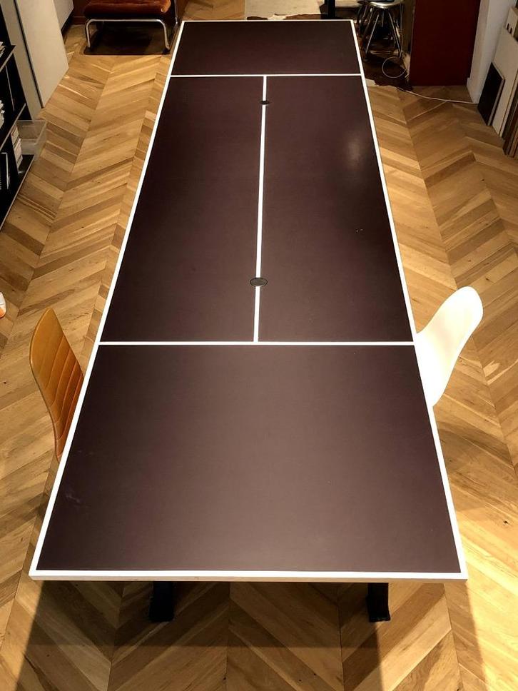 Grote bureau- of vergadertafel 4,5m, Huis en Inrichting, Tafels | Eettafels, Zo goed als nieuw, 100 tot 150 cm, 200 cm of meer