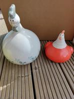 2 decoratie kippen, Ophalen of Verzenden, Zo goed als nieuw
