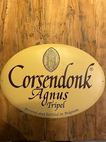 Mooi blikken bord uit Corsendonk familie.