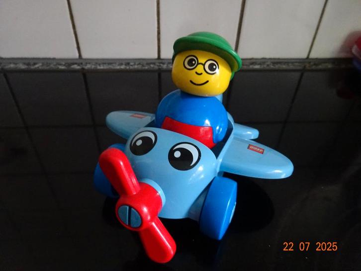 Primo duplo, leuk vliegtuigje met popje*VINTAGE*, Enfants & Bébés, Jouets | Duplo & Lego, Duplo, Enlèvement ou Envoi