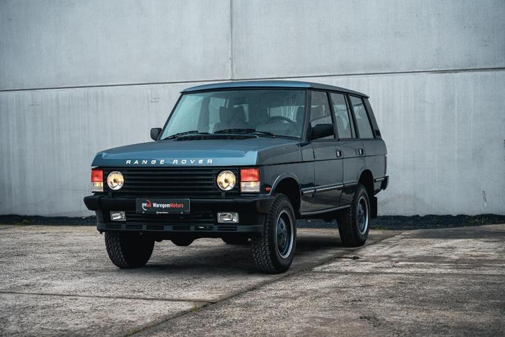 Range Rover Vogue SE 3.5 V8 Automaat Oldtimer Full Resto, Auto's, Land Rover, Bedrijf, Te koop, Bluetooth, Elektrische stoelverstelling