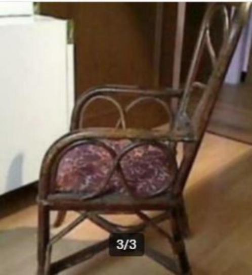 Zeer oude fauteuil voor kinderen (jaren 20), Antiek en Kunst, Antiek | Meubels | Stoelen en Sofa's, Ophalen of Verzenden