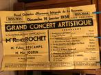 Grande affiche 1934 Royal orchestre La Bouverie