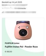 Instax Pal Roze met accessoires, Audio, Tv en Foto, Fotocamera's Analoog, Ophalen, Zo goed als nieuw, Compact, Fuji