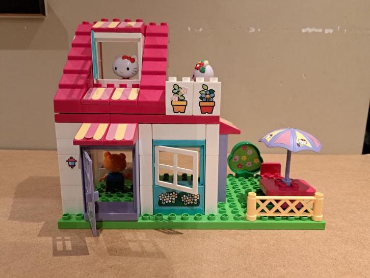 Hello Kitty huisje/manege/ijssalon (samen of apart), Kinderen en Baby's, Speelgoed | Bouwstenen, Zo goed als nieuw, Overige merken