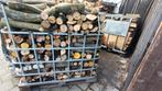 2 kooien halfdroge brandhout mengeling, Tuin en Terras, Brandhout, Ophalen of Verzenden, Blokken