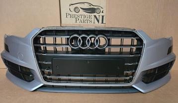 Voorbumper Audi A6 C7 4G Facelift S6 S-LINE 4xPDC KLS 2014-