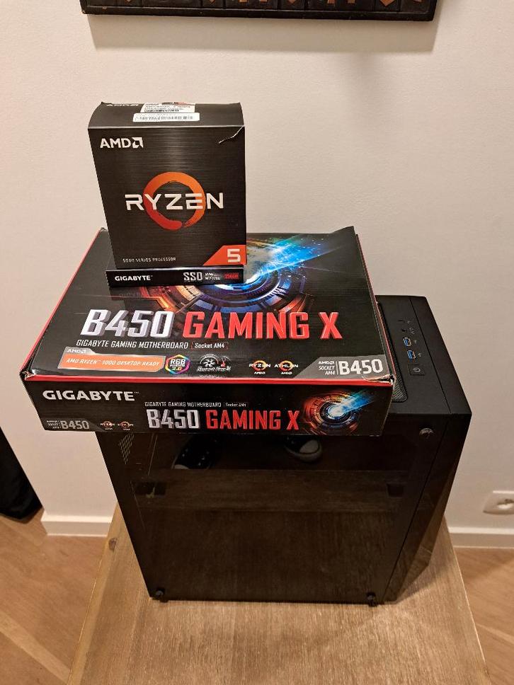game pc ryzen rtx 3080, Computers en Software, Desktop Pc's, Zo goed als nieuw, HDD, SSD, Met videokaart, Gaming, Virtual Reality