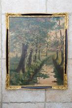 Schilderij/ olie op paneel/ Brugge/ Charles Poupaert, Antiek en Kunst, Kunst | Schilderijen | Klassiek, Ophalen of Verzenden