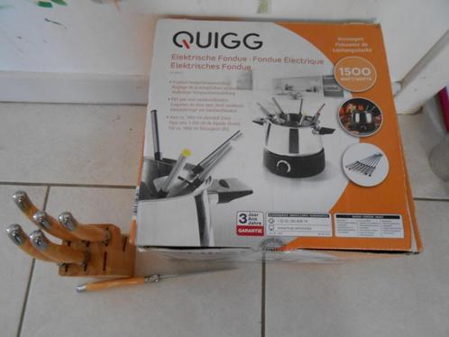 6 couteaux à steak Laguiole OU appareil fondue électr 15e/P, Huis en Inrichting, Keuken | Bestek, Gebruikt, Hout, Ophalen