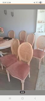 6 eetkamerstoelen, Huis en Inrichting, Ophalen, Hout, Overige kleuren, Vijf, Zes of meer stoelen