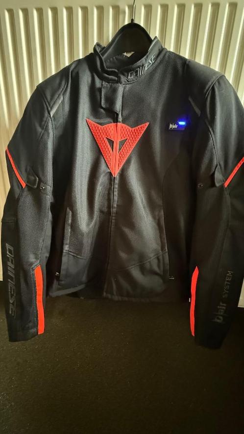 DAINESE Airbag Smart Jacket LS Sport Zwart/Rood Maat 52, Motoren, Kleding | Motorkleding, Jas | textiel, Dames, Heren, Tweedehands