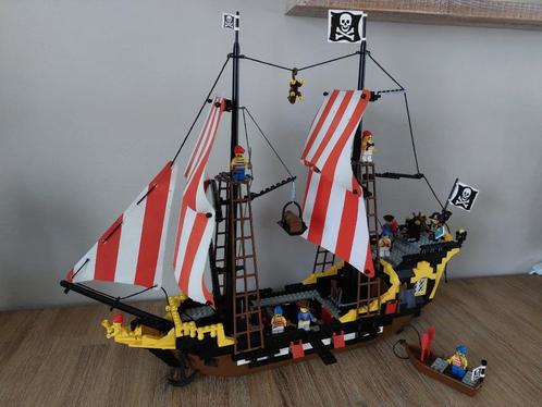 lLEGO 6285 Black Seas Barracuda + plan, Kinderen en Baby's, Speelgoed | Duplo en Lego, Gebruikt, Lego, Complete set, Ophalen of Verzenden
