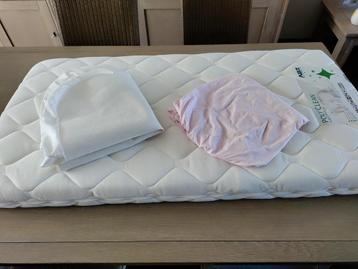 Matras babybed (incl. Matrasbeschermer en hoeslaken) beschikbaar voor biedingen