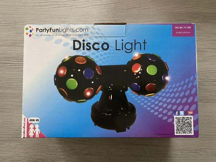 Disco light, Muziek en Instrumenten, Licht en Laser, Zo goed als nieuw, Discobol, Kleur, Ophalen of Verzenden