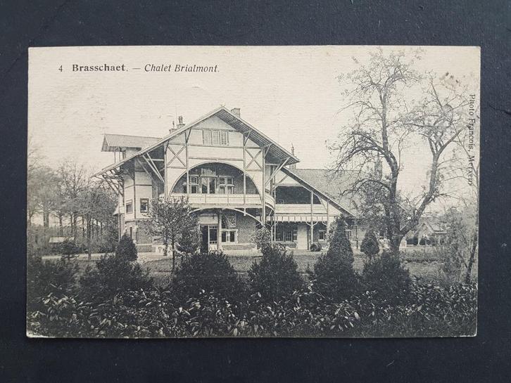 Postkaart Brasschaat Chalet Brialmont 1921 (zie keerzijde !), Verzamelen, Postkaarten | België, Gelopen, Antwerpen, 1920 tot 1940