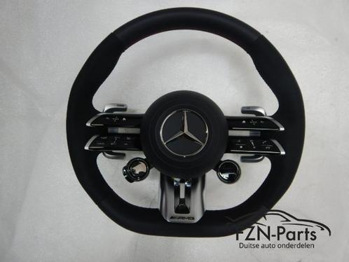 Mercedes-Benz C63 E63 W206 W213 AMG Stuur Leer MF+F1+Airbag, Autos : Pièces & Accessoires, Commande, Utilisé, Enlèvement ou Envoi