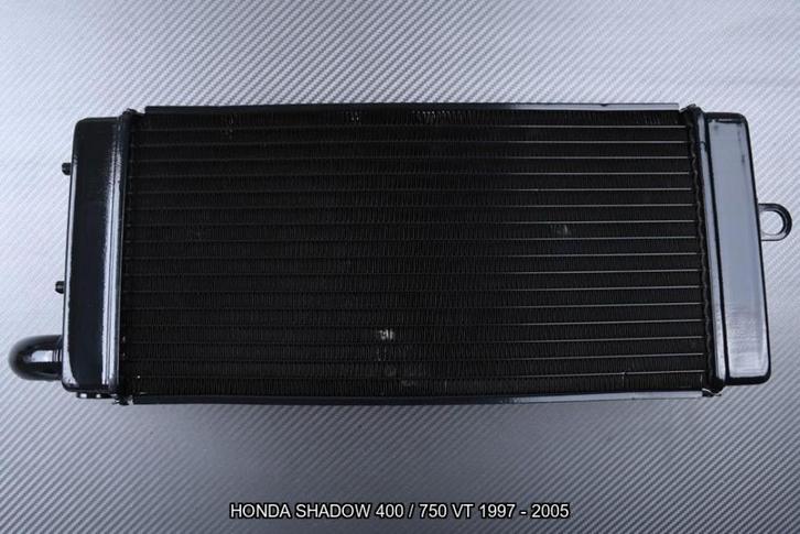 Radiateur Koeler AVDB HONDA SHADOW 400 / 750 VT 1997 - 2005, Motoren, Accessoires | Overige, Nieuw, Ophalen of Verzenden