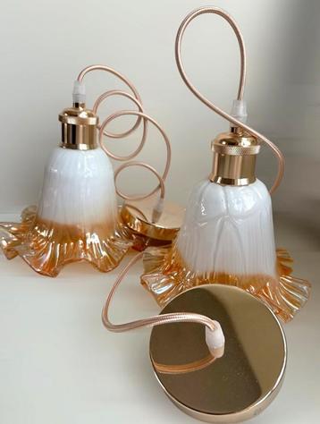 Art deco/art nouveau hanglampen beschikbaar voor biedingen
