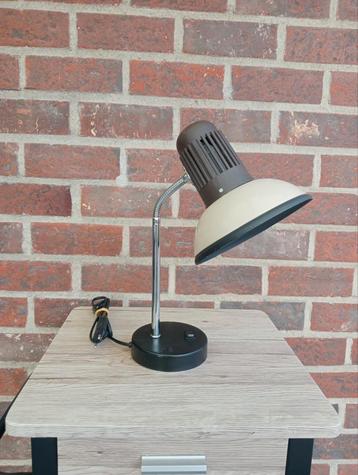 Lampe de bureau rétro massive, Moins de 50 cm, Métal, Enlèvement, Vintage Retro
