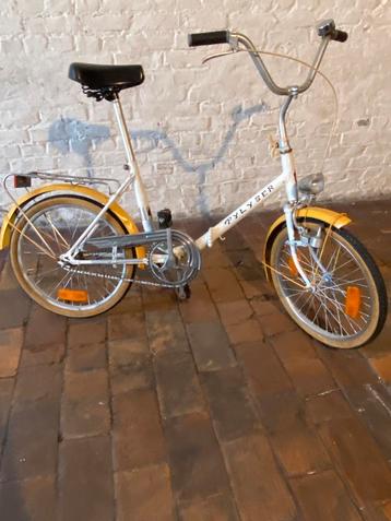 Pylyser 20 inch vintage vouwfiets met verlichting  beschikbaar voor biedingen