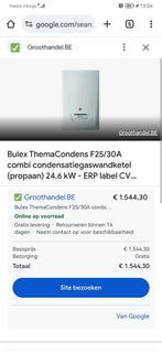 Bulex themacondens nieuwe ketel, Doe-het-zelf en Bouw, Chauffageketels en Boilers, Ophalen, Nieuw