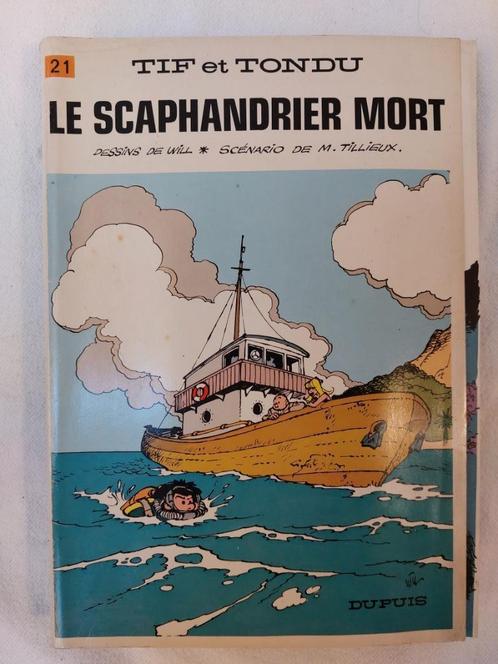 Tif et Tondu T.21 Le scaphandrier mort - édition originale (, Livres, BD, Utilisé, Une BD, Enlèvement ou Envoi