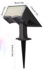 Mooie Ledlampen voor buiten- solar, Neuf, LED, Enlèvement ou Envoi, Énergie solaire