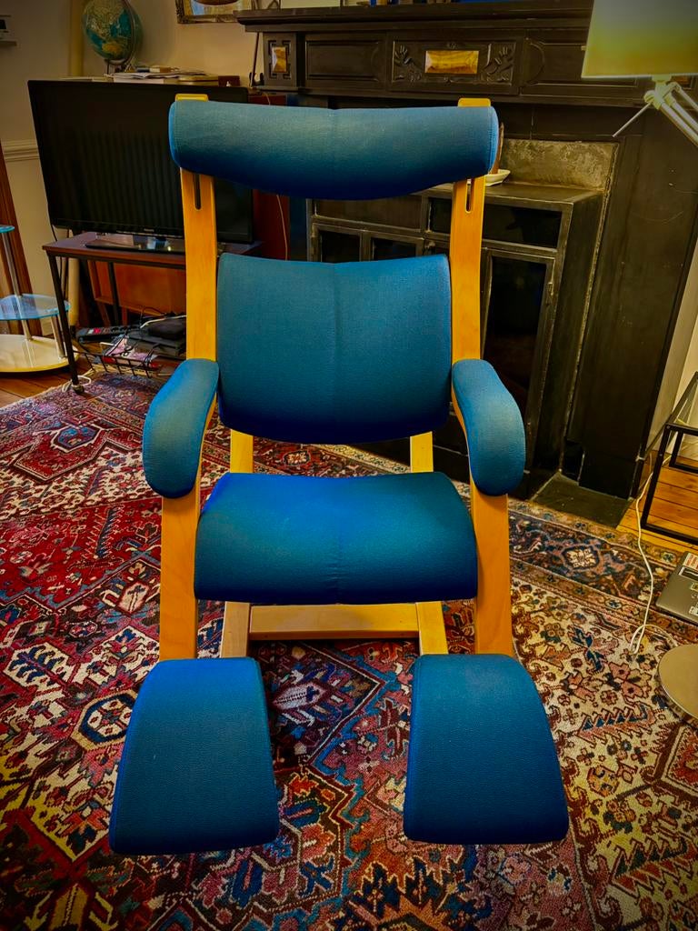 Gravity Balans Chair blue Ergonomische stoel, Ophalen, Zo goed als nieuw