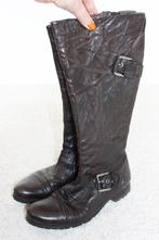 Mooie Vintage Leren Vibram Laarzen2 (Maat 40) s14 € 35,-, Bruin, Verzenden, Zo goed als nieuw, Hoge laarzen