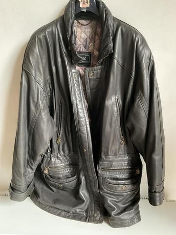 Gilet en cuir pour homme taille 52, Enlèvement ou Envoi, Taille 52/54 (L), Gris