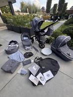 Luxe complete set First Kinderwagen Blue Edition, Met autostoeltje, Zo goed als nieuw, Ophalen, Kinderwagen