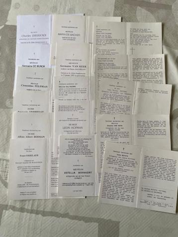 Cartes de prière Saint-Gillis-Dendermonde, Envoi