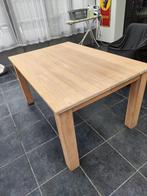 vol eiken tafel te koop, Huis en Inrichting, Ophalen, Rechthoekig, Eikenhout