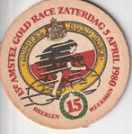 BIERKAART   AMSTEL  RACE ZATERDAG   5 APRIL 1980, Collections, Marques de bière, Sous-bock, Amstel, Envoi, Neuf