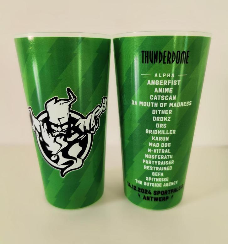 Thunderdome 2024 - Limited Edition Beker (2 stuks), Verzamelen, Muziek, Artiesten en Beroemdheden, Nieuw, Gebruiksvoorwerp, Ophalen