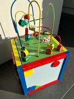 Houten activiteitenkubus, Ophalen, Gebruikt