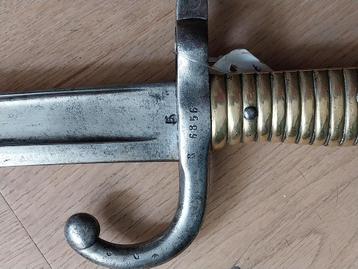 Bajonet voor Chassepot Rifle Model 1866 Second Empire Gu beschikbaar voor biedingen