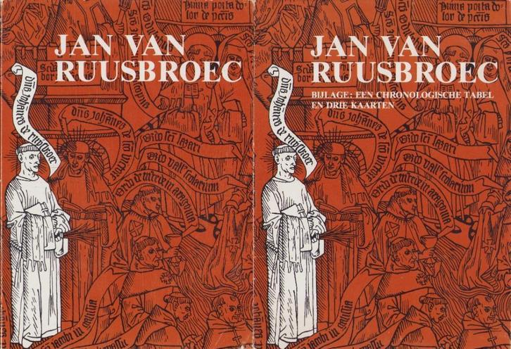 Jan Van Ruusbroec. Tentoonstellingscatalogus + bijlage, Boeken, Overige Boeken, Gelezen, Ophalen of Verzenden