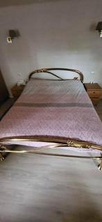 Koperen bed 180/200, Huis en Inrichting, Slaapkamer | Bedden, Ophalen, Gebruikt