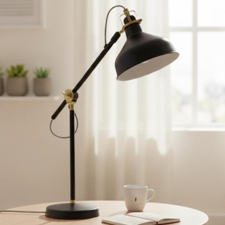 Stijlvolle design tafellamp – als nieuw!, Maison & Meubles, Lampes | Lampes de table, Comme neuf, 50 à 75 cm, Métal, Enlèvement