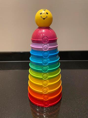 Gobelets Stack & Roll Fisher Price (tour empilable), Enlèvement ou Envoi, Comme neuf